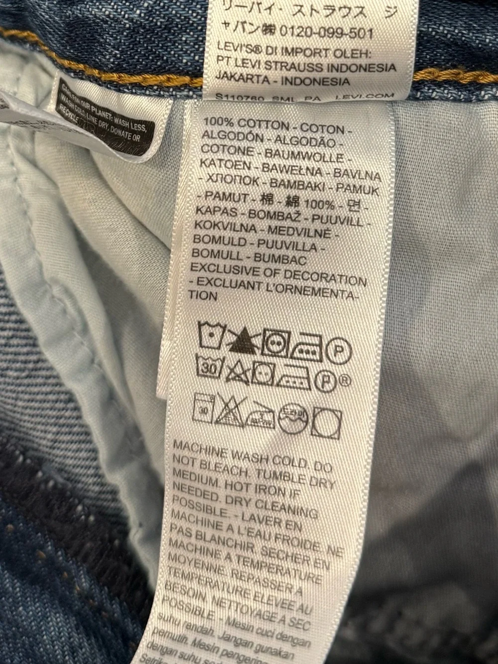 Levis 94 Baggy Seemed Jeans 29 - Picture 12 of 12
